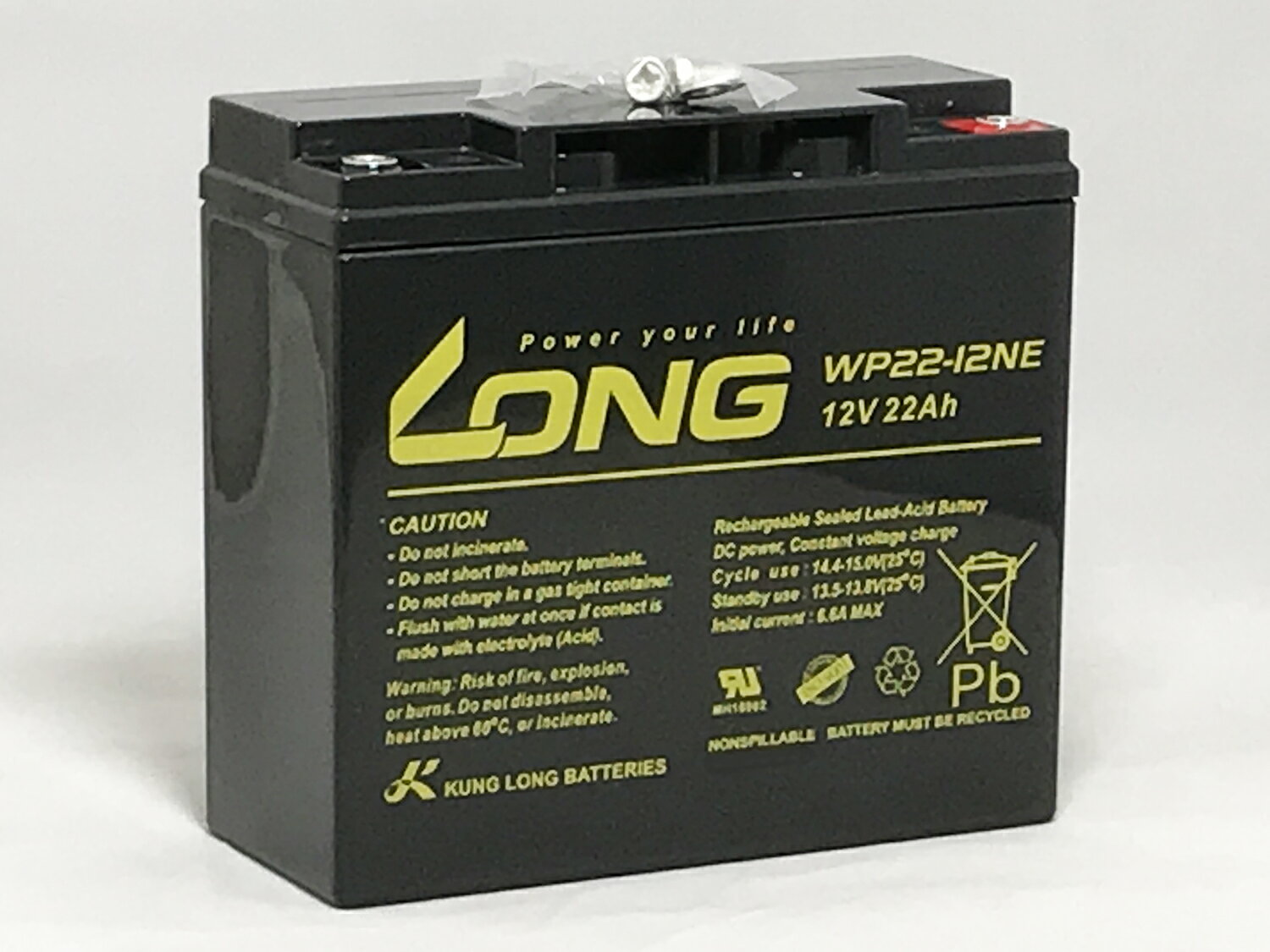 12V22Ah ɥХåƥ꡼ WP22-12NE Хåƥ꡼ LONG ѵ1.5 Լ̿35ǯ ̩ ư꡼ ưХ ˥ ǽ