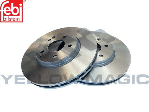 【Febi bilstein】フロントコーテッドブレーキディスクセット [Benz,ベンツ,R170,320,SLKクラス/2104212512,2104212212,04630]