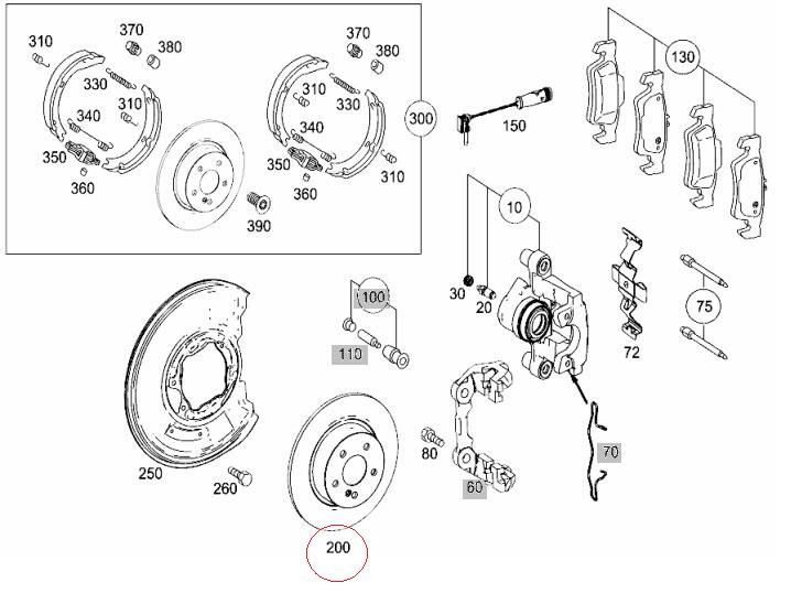 【Febi bilstein】 リコーテッドブレーキディスクセット [Benz,ベンツ,Eクラス,W212 / 2124230412,44084]