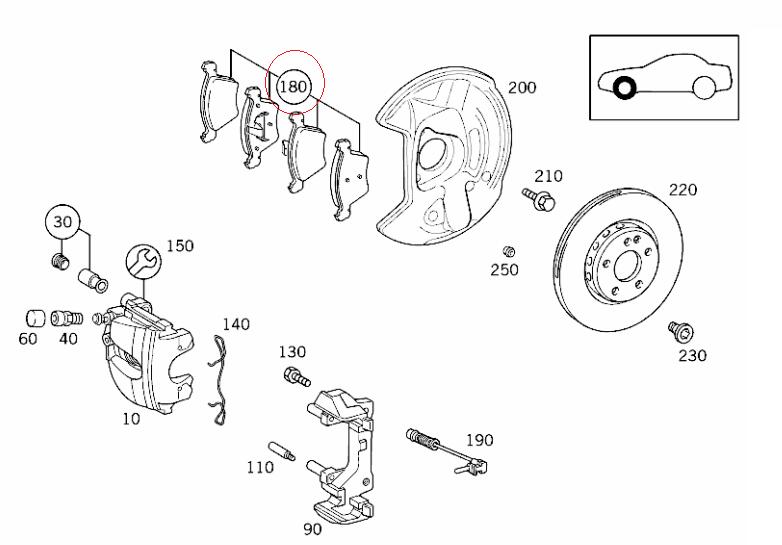 【Febi bilstein】 フロントブレーキパッド [VW,フォルクスワーゲン,GOLF6,ゴルフ6 / 8N0698151D,8D0698151D,16366]
