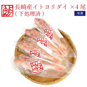 ご自宅用 煮付けに！焼き魚に！長崎産天然イトヨリダイ計4尾（下処理済み） [内食まとめ買い] よか魚丸得 よか魚イチオシ