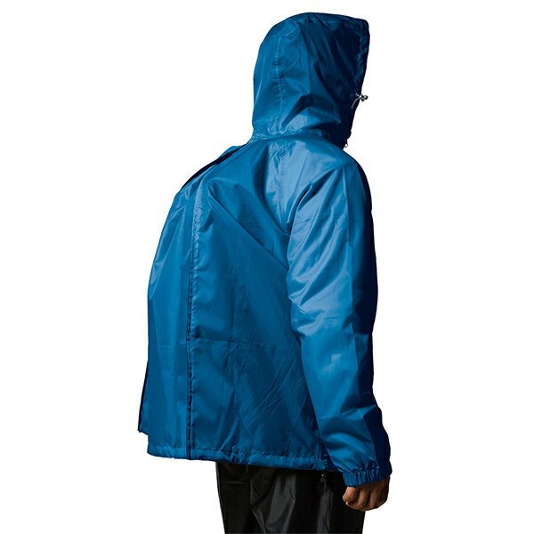 【送料無料】【Makku】マック アジャストマックライトバッグイン スカイブルー Mサイズ レインウェア 雨具 作業服 作業着 ワークユニフォーム レインコート 上下セット カッパ 通勤 通学 アウトドア ウェア キャンプ フェス 軽量 防水 as7600