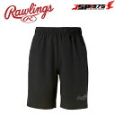 【送料無料】【ローリングス】Rawlings プレーヤーショートパンツ Lサイズ ブラック トレーニングパンツ トレーニングウェア ハーフパンツ 短パン ウェア パンツ 野球 野球用品 aop11s05