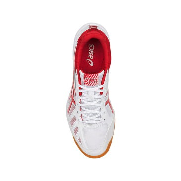 【アシックス】卓球 シューズ アタックATTACK HYPERBEAT SP3 ホワイト/クラシックレッド ユニセックス 22.5cm xa-1073a004101225