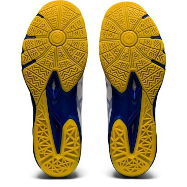 【アシックス】卓球 シューズ アタックBLADELYTE4 ホワイト/アシックスブルー ユニセックス 25cm xa-1073a001102250