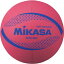 【ミカサ】MIKASA 小学生用 カラーソフトバレーボール 小学生低学年 64cm 約150g レッド 赤 MSN64-R