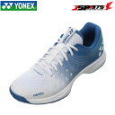 ヨネックス(YONEX) テニスシューズ POWER CUSHION AERUSDASH 4 GC/ パワークッション エアラスダッシュ4GC shtad4gc ホワイト×スカイブルー 24.5cm