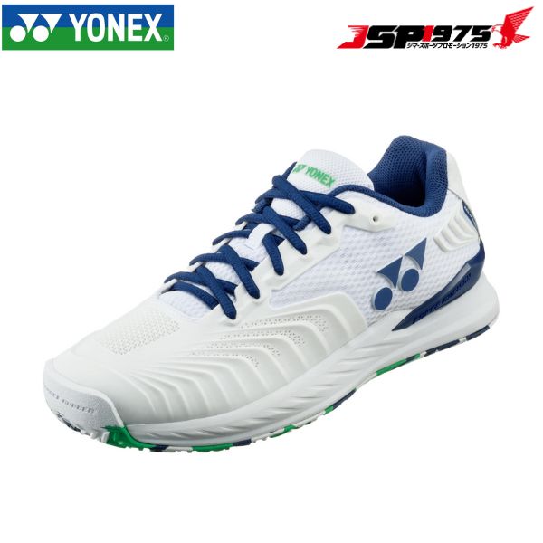 【送料無料】ヨネックス YONEX テニスシューズ レディース パワークッション エクリプション4 テニスシューズ オールコート用 ローカット トレーニング shte4lac ホワイト×アロエ 23.0cm 部活 2023年モデル 2023年9月発売