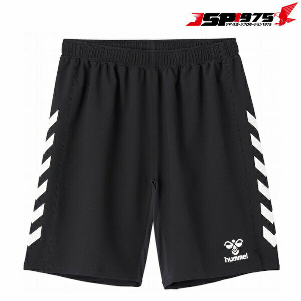 【hummel】ヒュンメル ゲームパンツ ブラック Mサイズ hag5040p メンズ ハーフパンツ 吸汗速乾 プラクティスパンツ 練習用 サッカー フットサル サッカー用品 フットサル用品