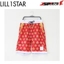 【送料無料】【リルワンスター】Lill one STAR ドライスターパターンハーフパンツ レッド XLサイズ トレーニングパンツ ウェア パンツ ジム トレーニング スポーツ ジム アパレル 野球 野球用品