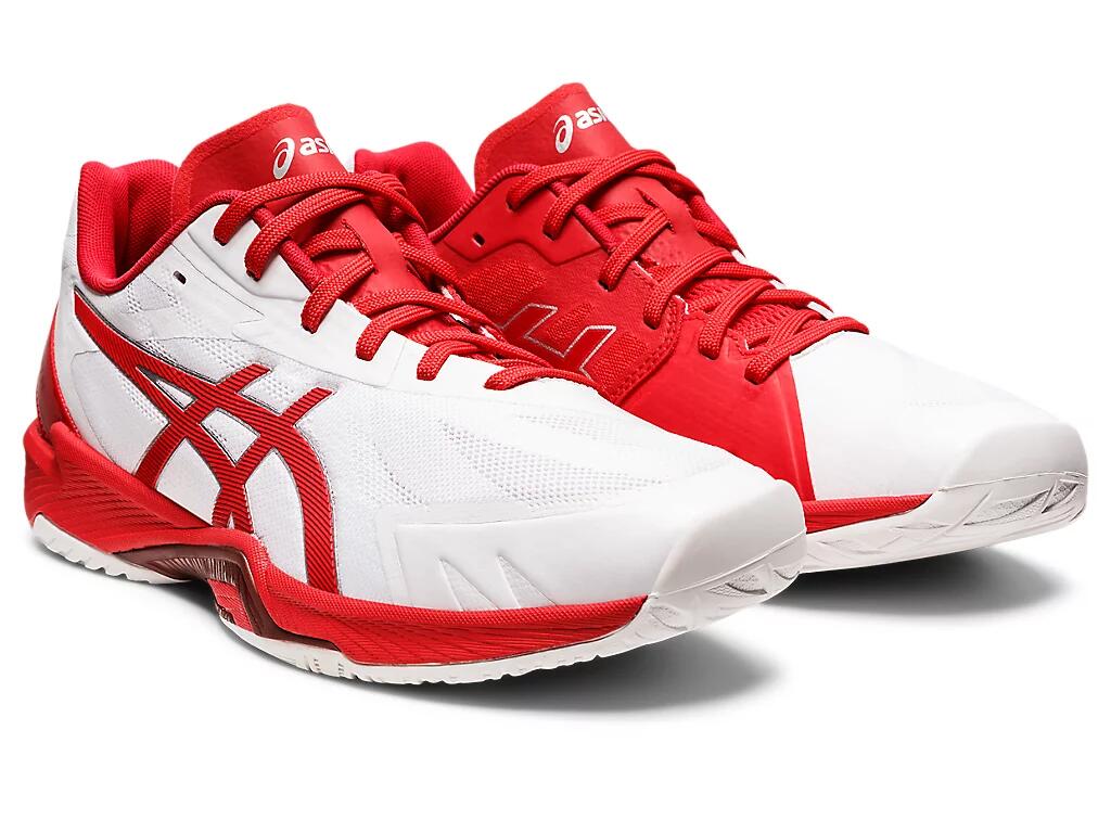【送料無料】アシックス asics V-SWIFT FF 3 White/Classic Red 25cm バレーボール シューズ バレーボールシューズ ホワイト レッド 白 赤 1053a042