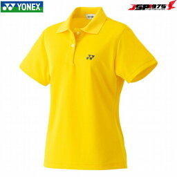 【送料無料】ヨネックス YONEX テニスウェア レディース シャツ(スリム） 20300 450 コーンイエロー Sサイズ 半袖 吸汗速乾 20300 部活 定番