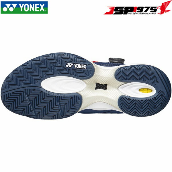 【送料無料】ヨネックス YONEX テニスシューズパワークッション コンフォート ワイド ダイヤル4 AC オールコート用 SHTCWD4A 011 4Eワイド ネイビーブルー 28.5cm 部活 2022年春夏モデル 2022年6月発売