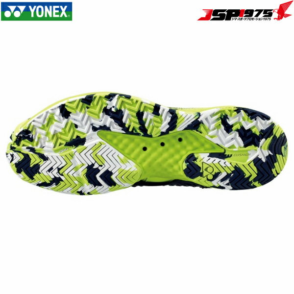 【送料無料】ヨネックス YONEX テニスシューズ メンズ パワークッションフュージョンレブ4メンAC SHTF4MAC 319 ライムネイビー 25.5cm 部活 2022年春夏モデル