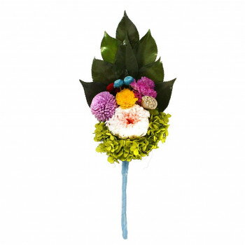 A＆K プリザーブドフラワー仏花 凛(桃 花器なし) AKM-20