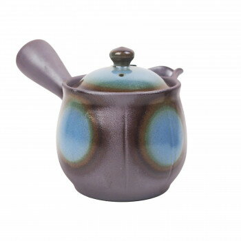 A-7076 急須 2.0号未来形青 萬古焼