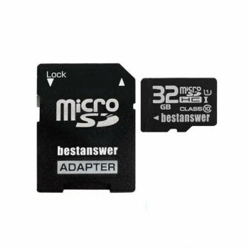 ベスト・アンサー microSDカード 32GB Class10 メモリーカード bahf022-32