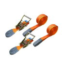 2本セット ラッシングベルト ワッカ 幅50mm 固定側0.5m 巻側6m rb-wk-0506-2p