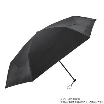 KIZAWA 形状安定カーボン折りたたみ日傘 ブラック MEX55XT-063PI-black
