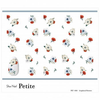 Sha-Nail Petite ̥ͥ ͥ륷 Petite Graphical Flowers PET-008