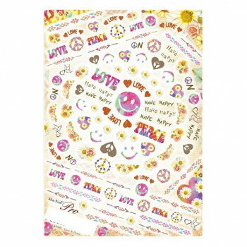 Sha-Nail Pro 写ネイル ネイルシール Love&Peace (ラブ&ピース) L&P-001 Sha-Nail Pro 写ネイル ネイルシール Love&Peace (ラブ&ピース) L&P-001