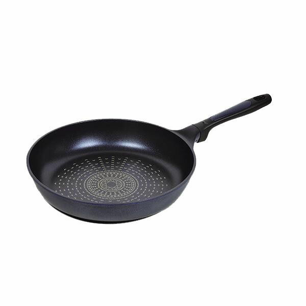 【同梱不可】 パール金属 驚きの軽さ ブルーダイヤモンドコートフライパン30cm HB-2450