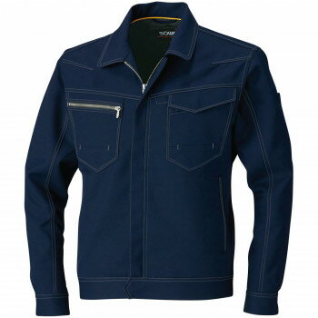 桑和 9663 長袖ブルゾン LLサイズ ネイビー(1) SOWA