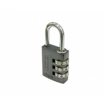 ABUS(アバス)　ナンバー可変式南京錠 145-30　チタニウム・00721249