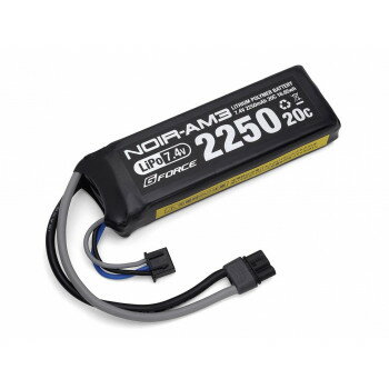 G-FORCE Noir AM3 LiPo 7.4V 2250mAh ミニS互換サイズ GFG911