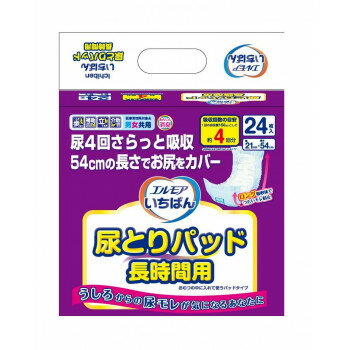 エルモア いちばん 尿とりパッド 長時間用 24枚 501-715240-00