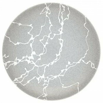 福井クラフト　A150寿司皿グレ-銀P乱糸 12041890