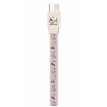 ピーナッツ PD60W対応 USB2.0 Type-Cケーブル ピンク SNGG-44PK