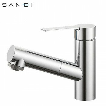 【同梱不可】 三栄水栓　SANEI　シングルスプレー混合栓（洗髪用）　寒冷地　K37531JK-13