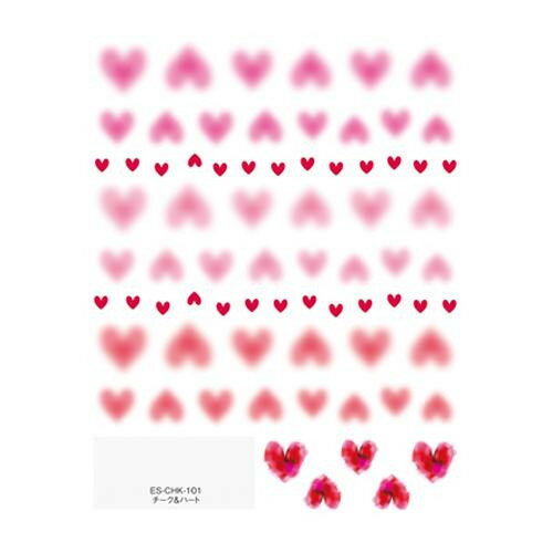 TSUMEKIRA(ツメキラ)　ネイルシール　es　チーク＆ハート　ES-CHK-101