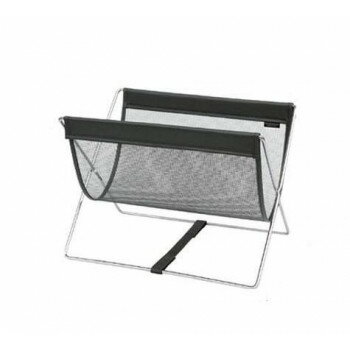 日本製 SAKI(サキ) ミニサイドワゴン メッシュ×レザー調PVC Sサイズ R-368 ブラック