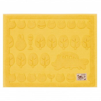 センコー となりのトトロ ネコバスのもり バスマット 約45×60cm イエロー 52144