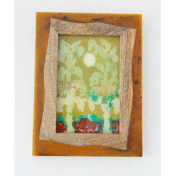 東京かんかん ウッド＆レジンフォトフレームL ブラウン M22-2498BR