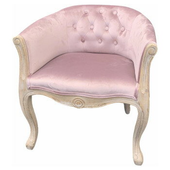 ヴィヴィアン アームチェア ピンク 17702AC-PK(3)