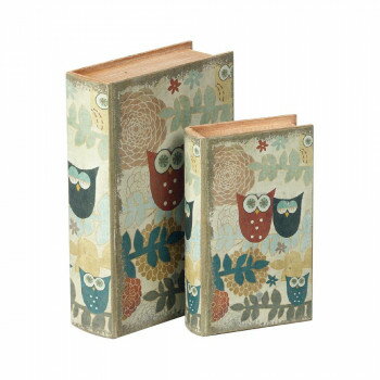 ブック型収納ボックス BOOK BOX 2個セット 28436