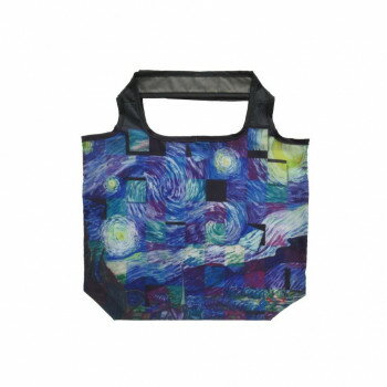 名画モザイクアートシリーズ ～エコバッグ(Mサイズ)～ ゴッホ「星月夜」 AM-00903