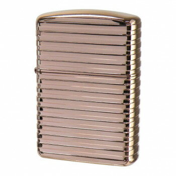 ZIPPO アーマー ホリゾンタルストライプ ピンクゴールド