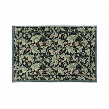 川島織物セルコン Morris Design Studio レスターアカンサス マット 約60×90cmFH1710A B ブルー