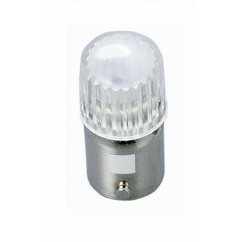 M＆Hマツシマ Lビーム(1個) 6v BA9S ホワイトLED 集光キャップタイプ L701 WH