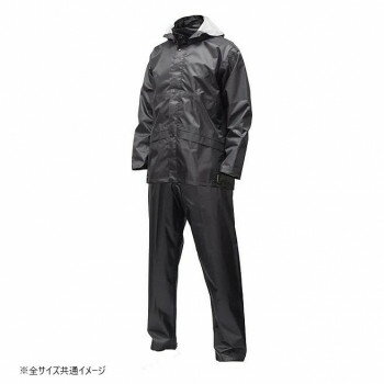 【代引き・同梱不可】 コヤナギ レインウェア ファンプラスライトII FP-12 ブラック 3L