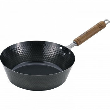 サミット工業　Summit　鉄なべ流　日本製　焼く鍋シリーズ　槌目深型フライパン　28cm