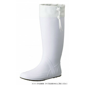 福山ゴム工業　長靴 ノーカーズ 008　S クールホワイト BB40300
