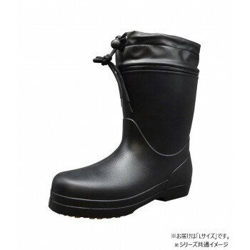 福山ゴム工業　長靴 カルサーワン M-7　L ブラック AA99100
