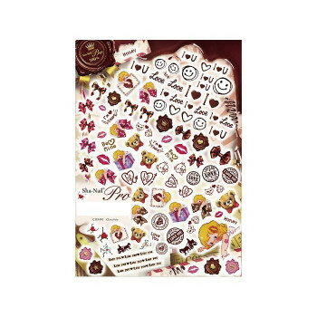 Sha-Nail Pro 写ネイル ネイルシール Chocolate CHO-001 Sha-Nail Pro 写ネイル ネイルシール Chocolate CHO-001