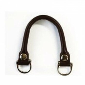 INAZUMA イナズマ 本革持ち手 1本入 約25cm 金具取り外し (25)焦茶 BM-2506S