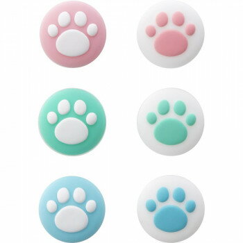 SWITCH Lite/Joy-Con用 アナログスティックカバー ねこにゃん プラス CY-NSJCASCNP-PA